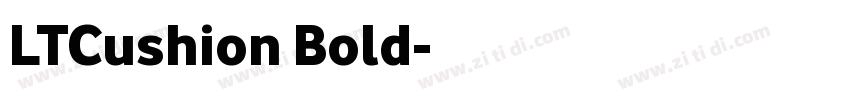 LTCushion Bold字体转换